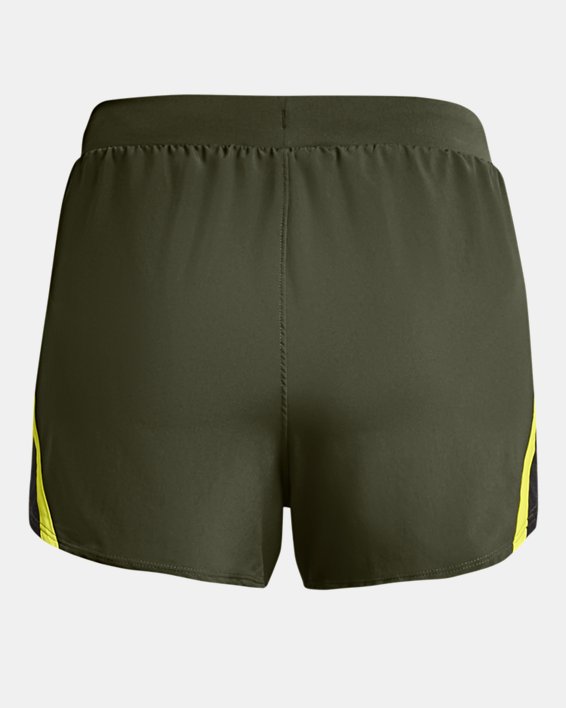Women's UA Fly-By 2.0 Shorts, Green, pdpMainDesktop image number 7